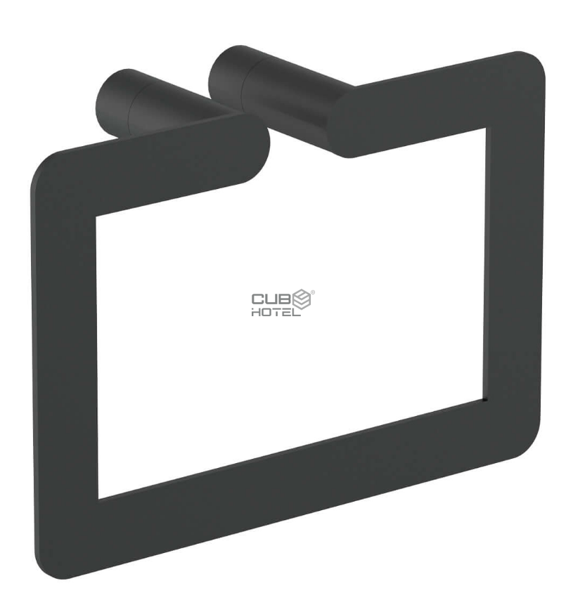 Toallero Inox Verona Negro